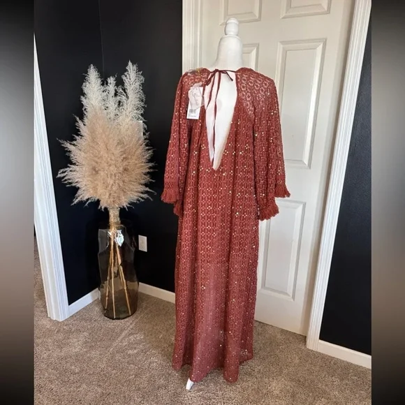 NWT Sundress ROSE LONG DRESS
size Large/XL - Picture 11 of 12